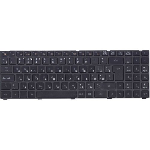 Клавиатура для ноутбука DNS K580S черная с рамкой клавиатура для ноутбука dns 0155959 0158645 quanta twh k580s p n mp 09r63su 920