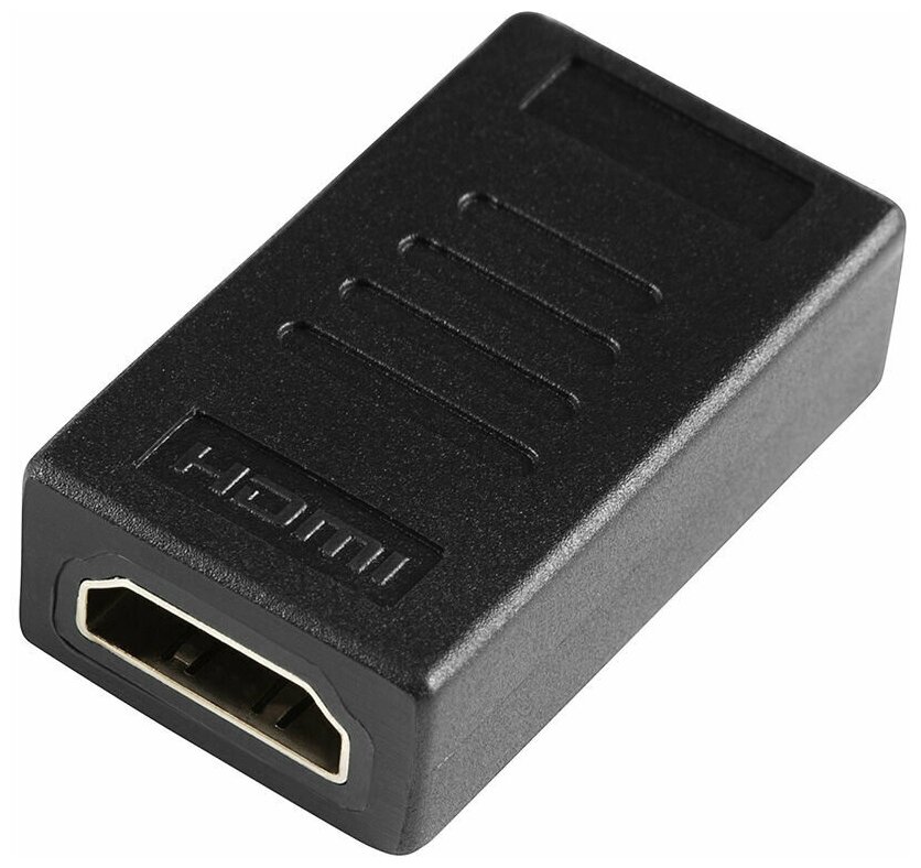 Адаптер аудио-видео Buro HDMI (f) - HDMI (f) , черный [bhp-adp-hdmi-1.4]