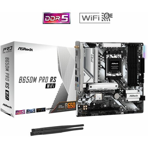 Материнская плата ASRock B650M PRO RS WIFI, RTL