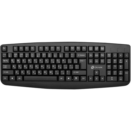 Клавиатура Оклик 105M черный USB 1678092 87500₽