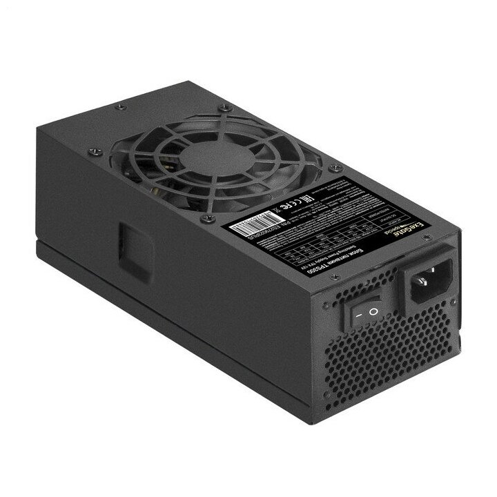 EXEGATE Блок питания EX292227RUS Блок питания 400W TPS400 TFX, 8cm fan, 24pin, 4+4pin, 3xSATA, 2xIDE, black