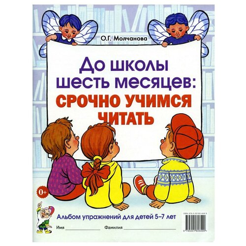 До школы шесть месяцев: срочно учимся читать. Альбом упражнений для детей 5-7 лет