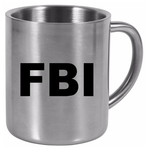 фото Металлическая кружка fbi drabs
