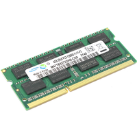 Модуль памяти Samsung SODIMM DDR3, 4ГБ, 1600МГц, PC3-12800