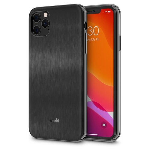 Чехол Moshi iGlaze для iPhone 11 Pro Max, цвет: черный (Armour Black)