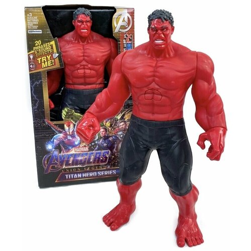 игрушка для мальчика мстители халк hulk 30 см Красный Халк фигурка 30см