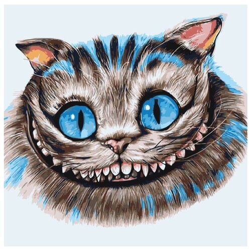 Картина по номерам Чеширский кот, 40x40 см картина по номерам чеширский кот 40х50 см