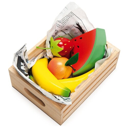 фото Набор продуктов le toy van сочные фрукты в ящичке tv183 разноцветный