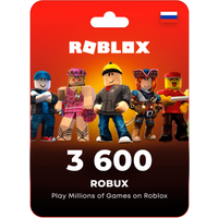 Пополнение счета Roblox на 3600 Robux / Код активации Робуксы / Подарочная карта Роблокс / Gift Card (Россия)