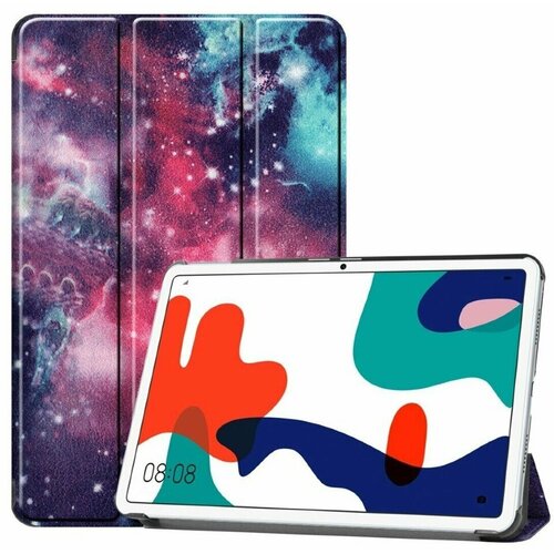 Чехол Smart Case для Huawei MatePad 10.4 (Galactic Nebula) tablet leather case for huawei matepad pro 12 6 2021 smart sleep wake toby series with pencil holder trifold stand clear back