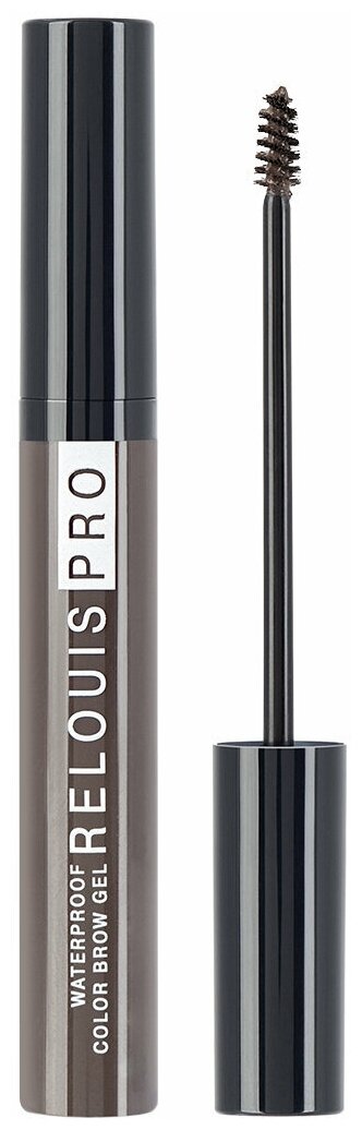 Relouis Гель для бровей Waterproof Color Brow Gel тон 04 DARK BROWN