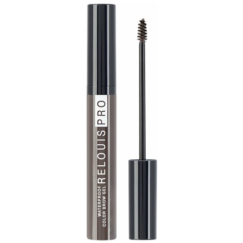 Relouis Гель для бровей Waterproof Color Brow Gel тон 04 DARK BROWN relouis гель для бровей waterproof color тон 03