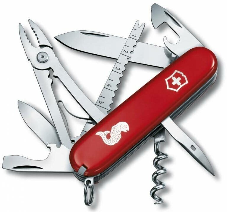 Нож Victorinox Angler красный (1.3653.72)