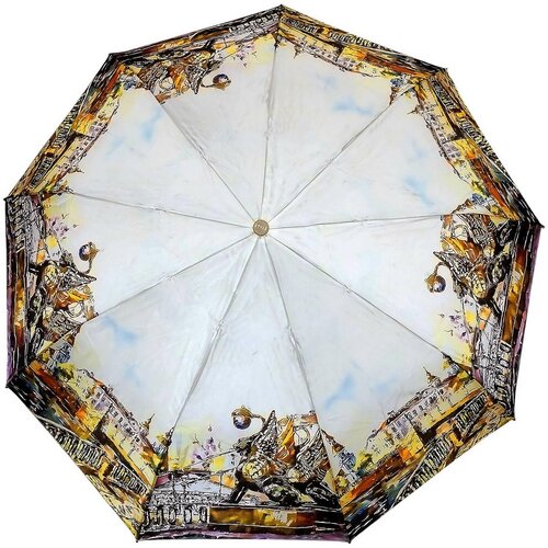 Зонт женский (Сатин), полуавтомат, Style, 3 сложения, арт.1580-2