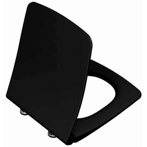 Сиденье для унитаза Vitra Metropole тонкое, микролифт, цвет черный, 122-083-009