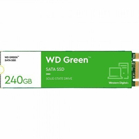 Накопитель SSD WD SATA2.5" 240GB SLC GREEN (WDS240G3G0B) - фото №3