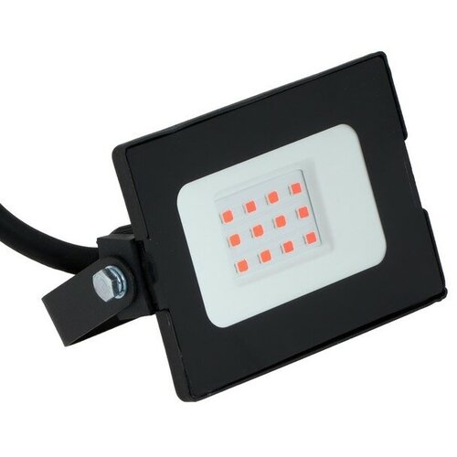 Светодиодный прожектор Volpe ULF-Q513, 10 Вт, Красный свет, IP65, черный