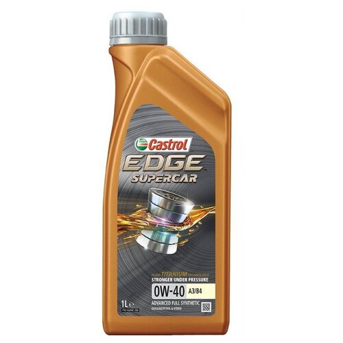 фото Синтетическое моторное масло castrol edge supercar 0w-40 a3/b4 1 л