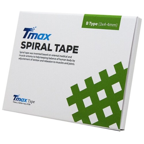 фото Кинезио тейп tmax spiral tape type b, телесный