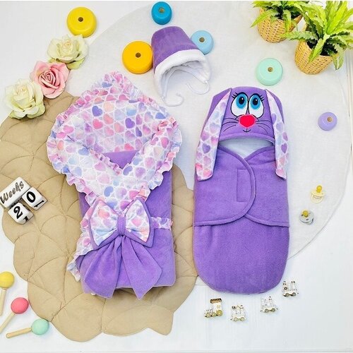 Конверт на выписку для новорожденного весна 