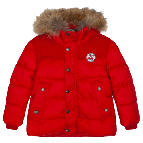 Красная куртка зимняя Gulliver, размер 98*52*48, модель 22005BMC4104