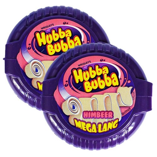 фото Жевательная резинка wrigley's hubba bubba mega long со вкусом малины (германия), 56 г (2 шт)