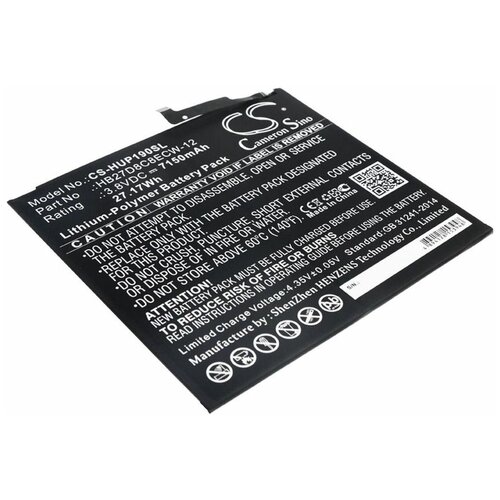 Аккумулятор для планшетов Huawei Matepad Pro 2019, MRX-AL09, MRX-AL19, MRX-W09, MRX-W19, (HB27D8C8ECW-12), 7150мАч case for huawei matepad pro 10 8 mrx w09 mrx al09 case cover funda slim magnetic folding pu leather stand skin shell capa gift
