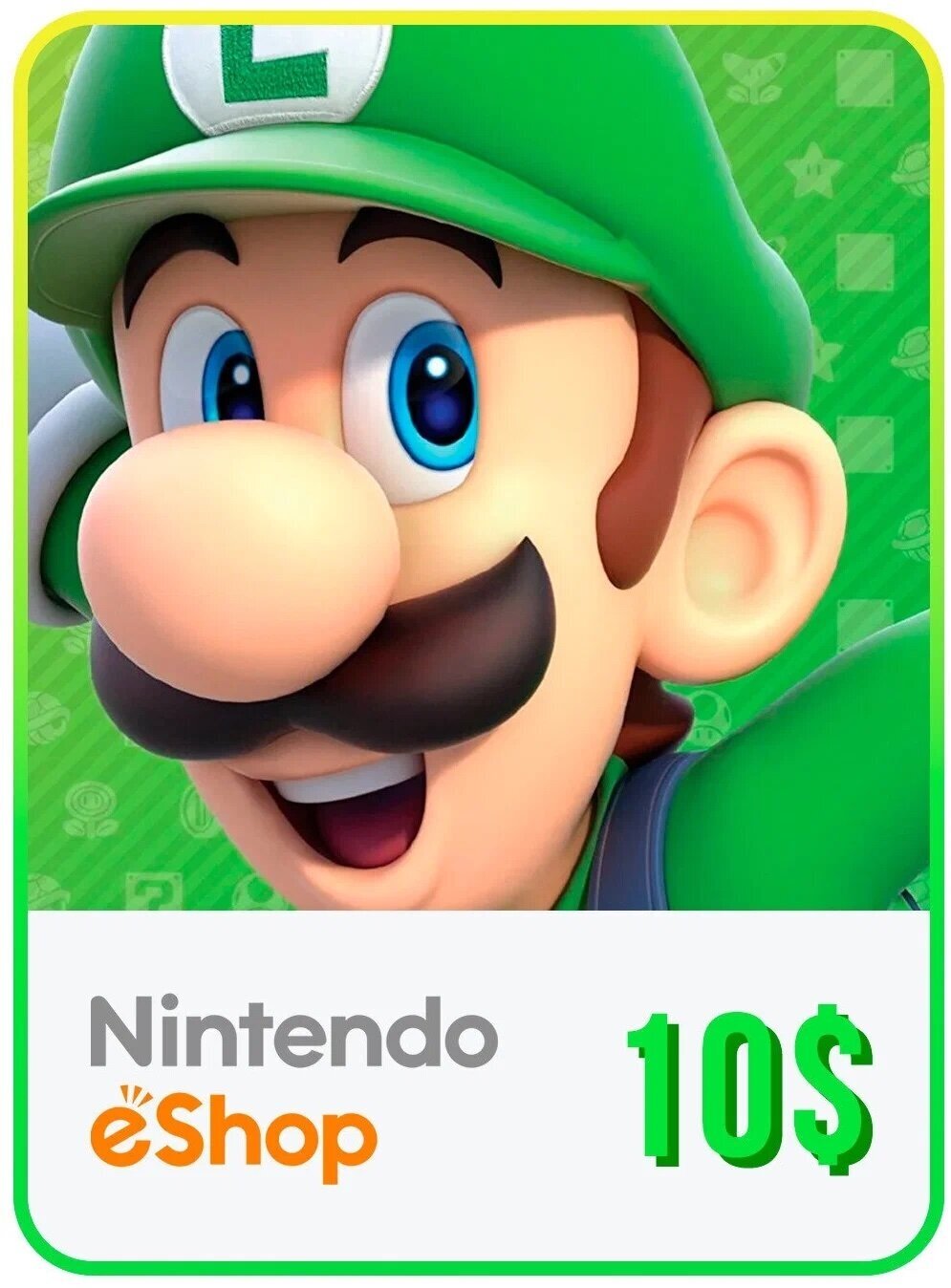 Пополнение счета Nintendo eShop на 10 USD ($) Gift Card (США)