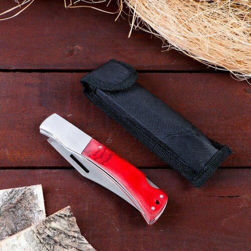 фото Нож складной "армагедон" 24,7см, клинок 107мм/1мм, рукоять дерево mikimarket