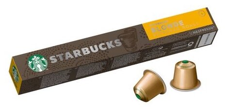 Кофе в капсулах Starbucks Blonde Espresso Roast, 10 кап. в уп., 4 уп. - фотография № 3