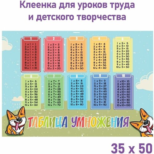 Клеенка для труда 35х50 см