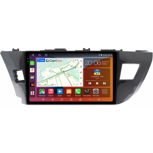 Штатная магнитола Toyota Corolla 11 (2012-2016) Canbox H-Line 2K 4183-1005 Android 10 (4G-SIM, 4/64, DSP, QLed) (авто без камеры)