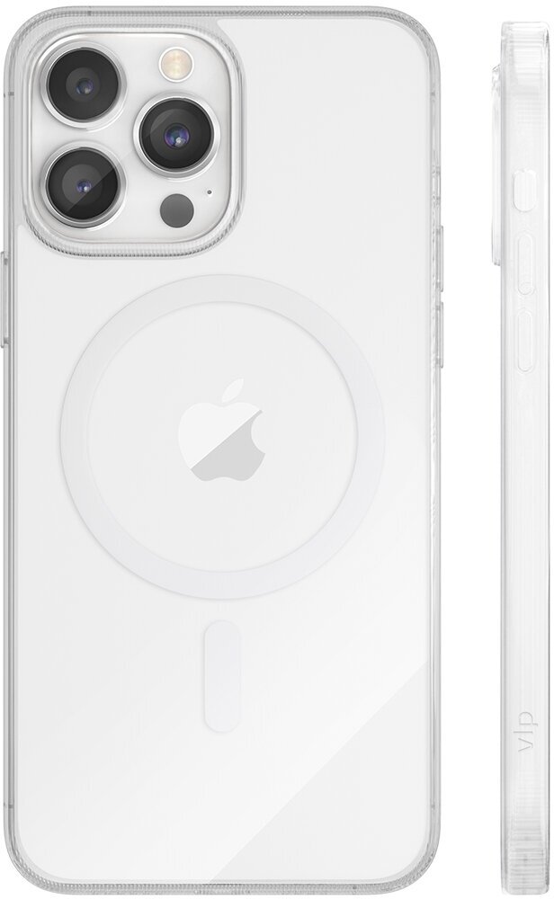 Чехол защитный VLP Crystal case with MagSafe для iPhone 14 Pro, прозрачный - фото №4