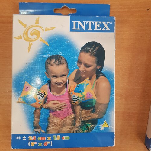 Нарукавники для плавания детские INTEX Deluxe 23х15см, 3-6 лет