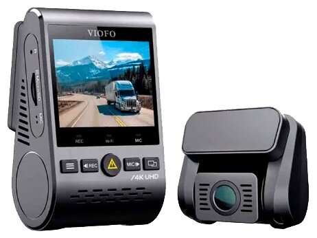 Видеорегистратор VIOFO A129 PRO DUO ULTRA 4K, 2 камеры, GPS, черный