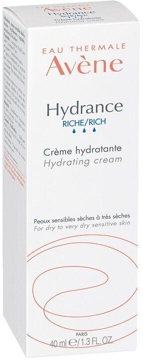 Крем Avene (Авен) увлажняющий Hydrance Optimale Riche для сухой кожи 40 мл Pierre Fabre Dermocosmetique - фото №9