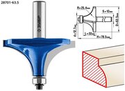ЗУБР 63,5x32мм, радиус 25мм, фреза кромочная калевочная №1