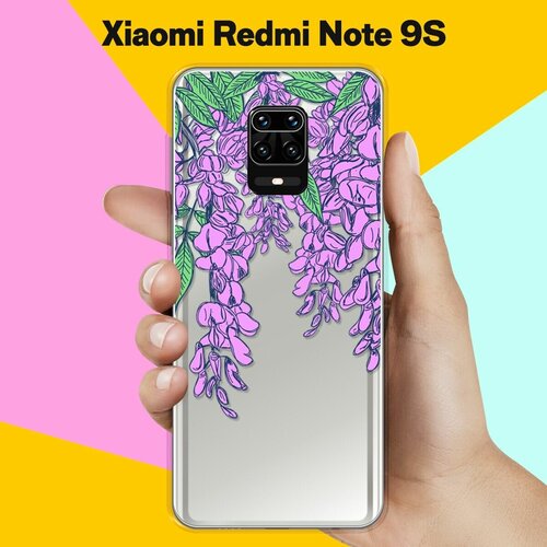силиконовый чехол фиолетовые цветы на xiaomi redmi note 7 Силиконовый чехол Цветы фиолетовые на Xiaomi Redmi Note 9S