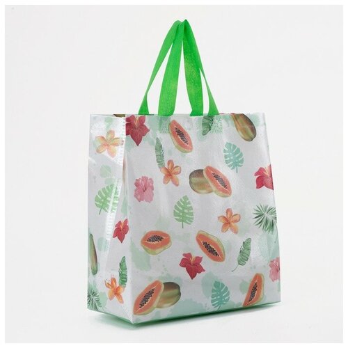 Сумка шоппер , зеленый сумки для мамы erichkrause сумка шоппер на молнии avocado day 14l 39x38x12 см