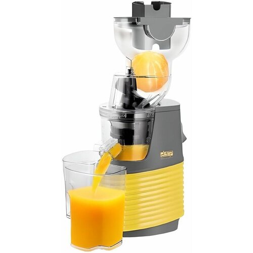 Шнековая соковыжималка с технологией отжима DSP Шнековая соковыжималка с прессовой технологией отжима низким уровнем шума и большим контейнером для сока 10600₽