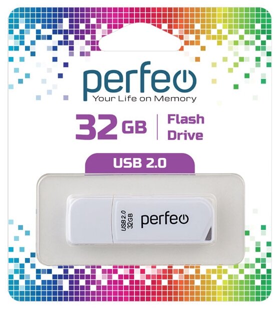 USB флешка Perfeo USB 32GB C10 White