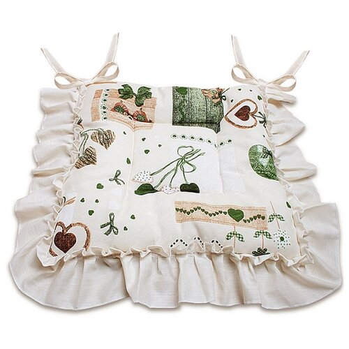 фото Подушка на стул nadzejka "яна", зеленый