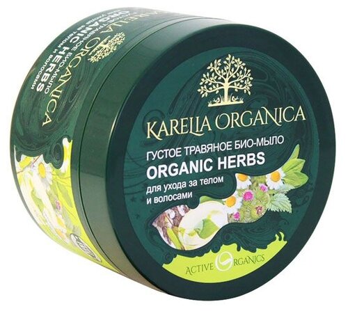 Karelia Organica Мыло густое травяное Organic Herbs, 500 мл