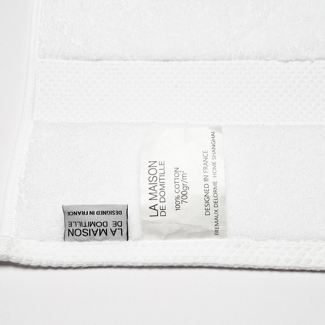 Полотенце La Maison de Domitille Oxford White 40x76 см - фотография № 3