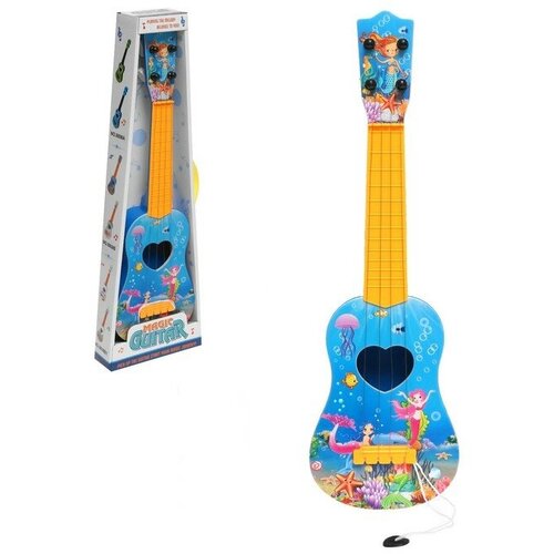 MARU Игрушка музыкальная «Гитара. Волшебный мир», 4 струны, цвета микс