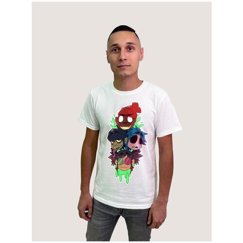 фото Футболка, размер 2xl, белый будь на стиле