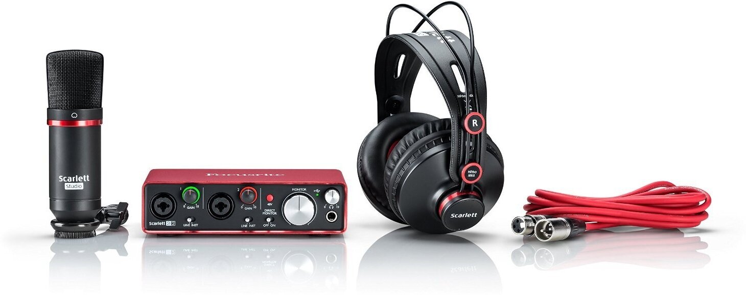 Внешняя звуковая карта Focusrite Scarlett 2i2 Studio 3rd Gen