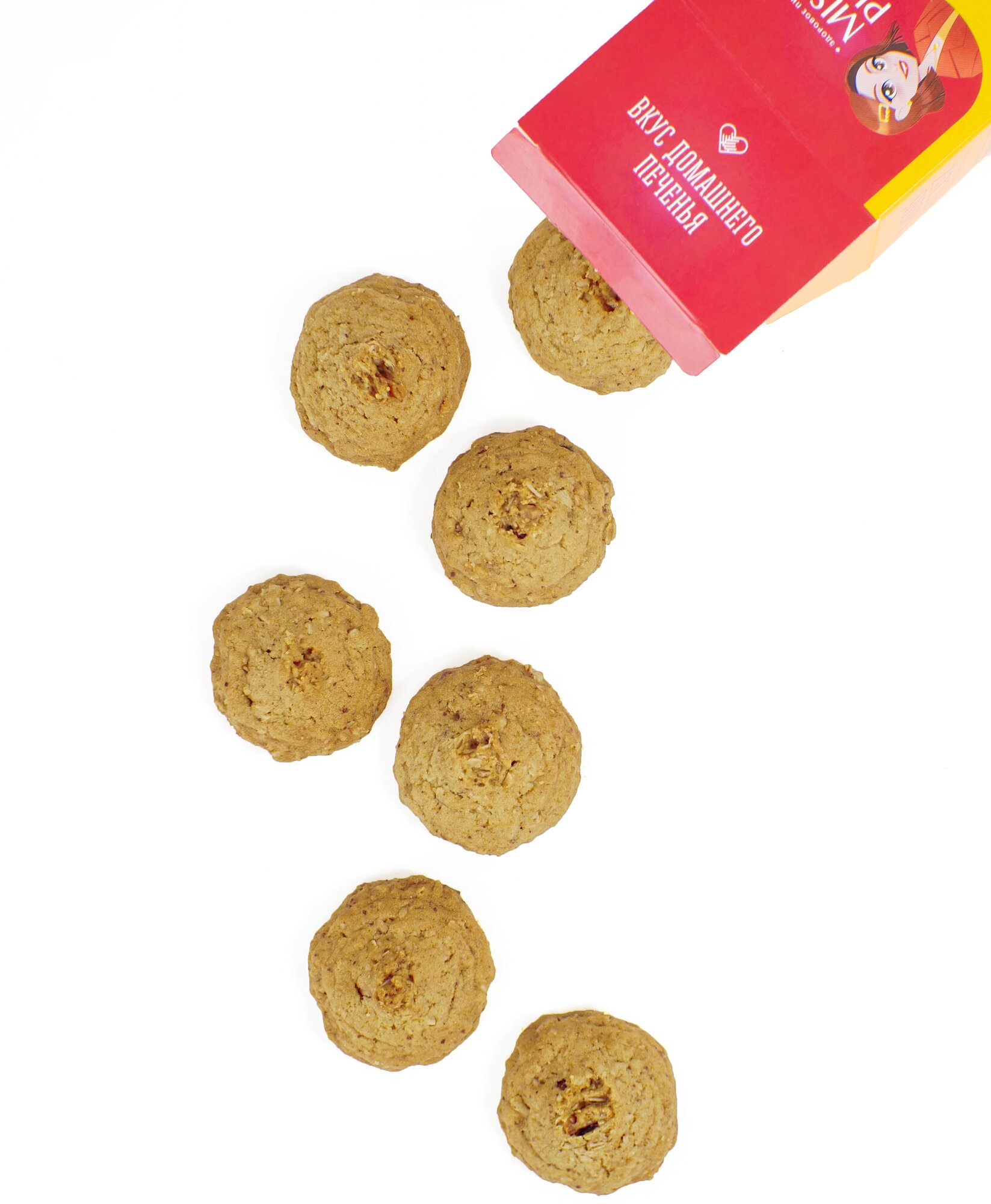 Печенье-мюсли ореховое без добавления сахара "Missis Pickez" Натуральное для детского питания. Без лактозы и глютена Набор - 3 пачки - фотография № 10