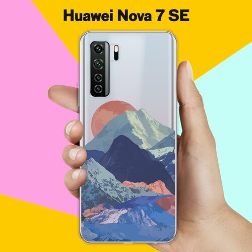 Силиконовый чехол Горы на Huawei Nova 7 SE