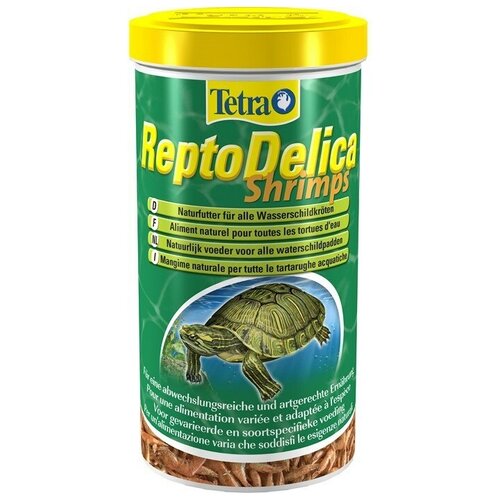 корм для черепах tetra reptodelica grasshopers лакомство для водных черепах кузнечики 250мл Корм для черепах Tetra ReptoDelica Shrimps 250 мл